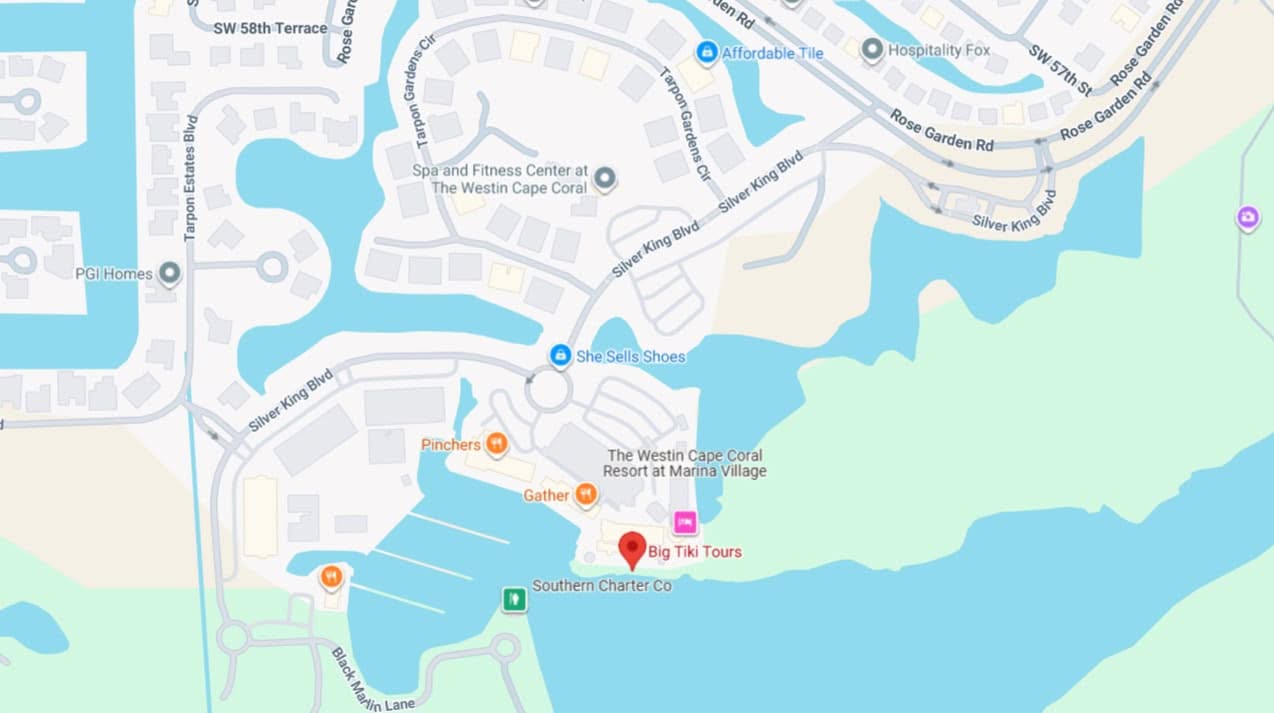 Big Tiki Boat Tour Location